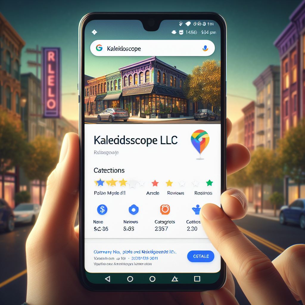 Phone view of a Google business profile page