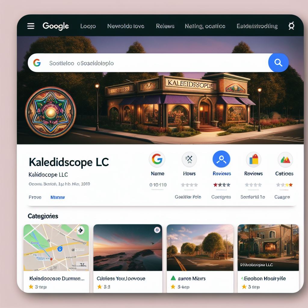 Tab View of Google business profile